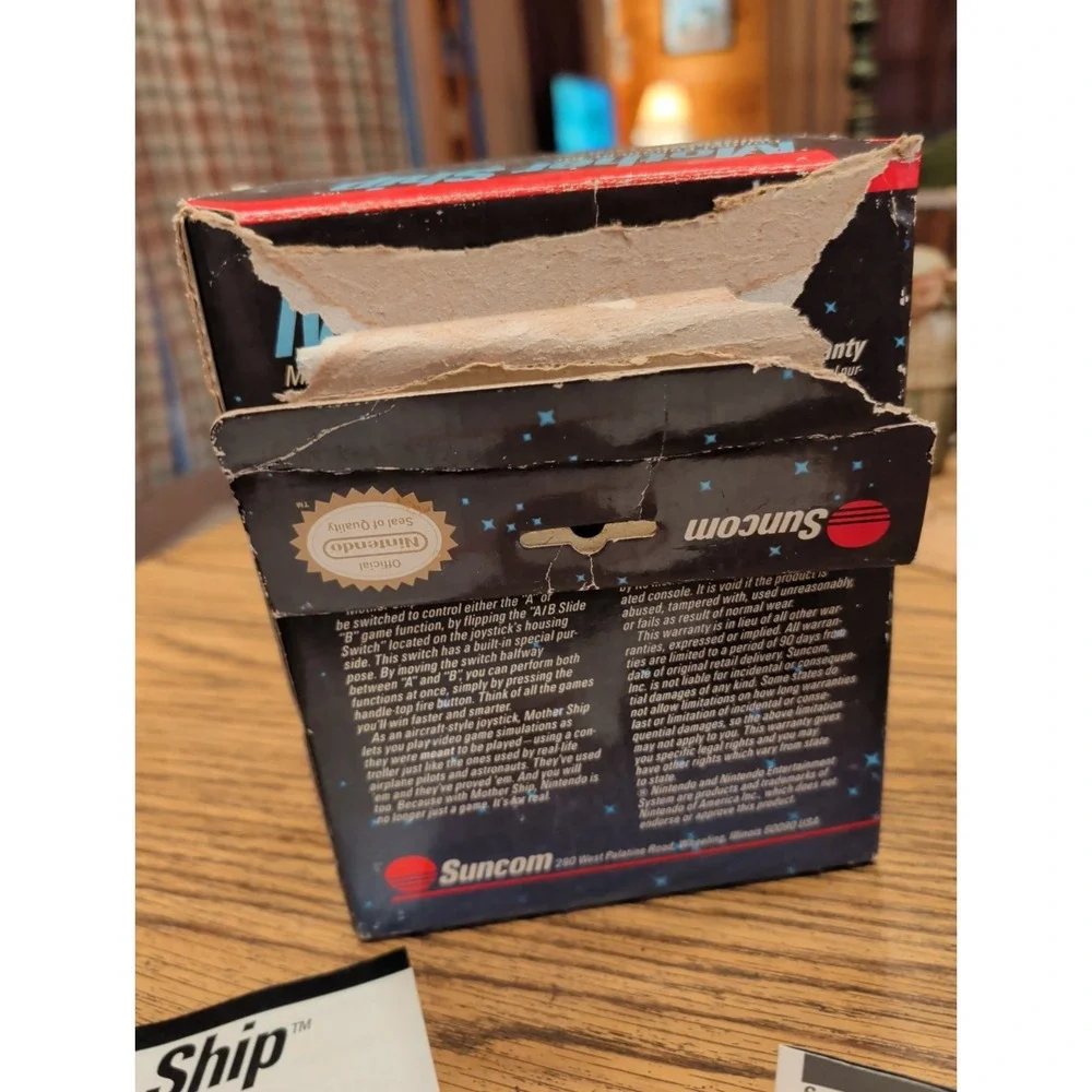 Nintendo NES Mother Ship Control Enhancer by Suncom Joystick In Box
